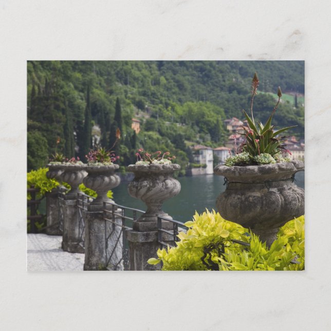 Postal Villa Monastero, gardens and lakefront, Varenna, (Anverso)