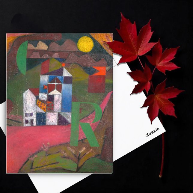 Postal Villa R (1919) pintura de Paul Klee (Subido por el creador)