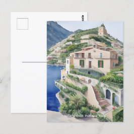 Postal Villa Treville Positano Italia Arte Exclusivo