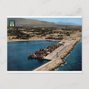 Postal Villajoyosa Puerto de Alicante Panorama Antiguo
