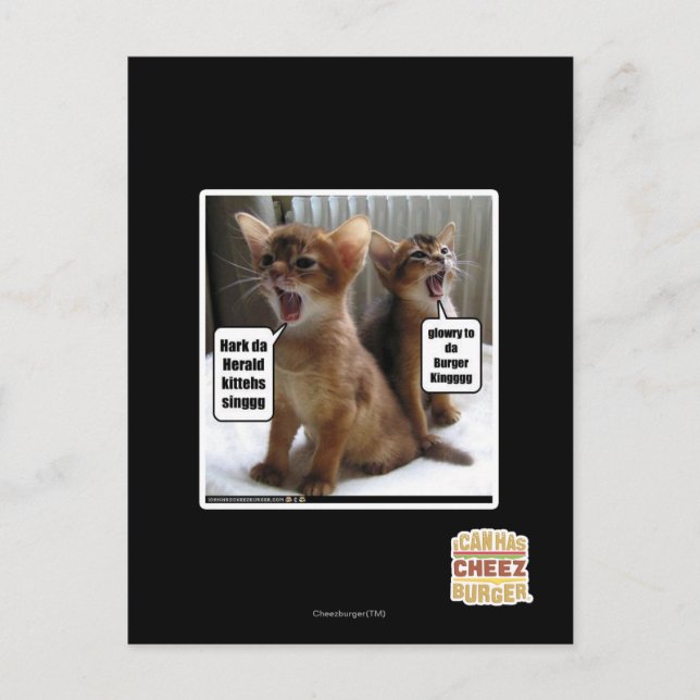 Postal Villancicos de Kitteh (Anverso)