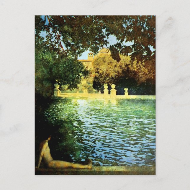 Postal Villas Vintage y Jardines: La piscina (Anverso)