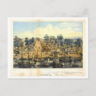 Postal Ville de Sacramento, 1849.