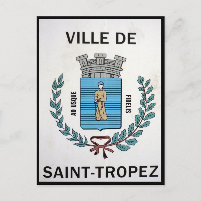 Postal ville saint-tropez (Anverso)