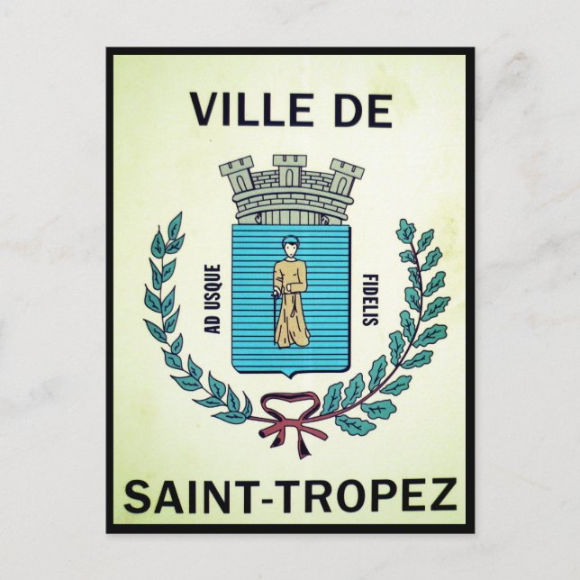 Postal ville saint-tropez (Anverso)