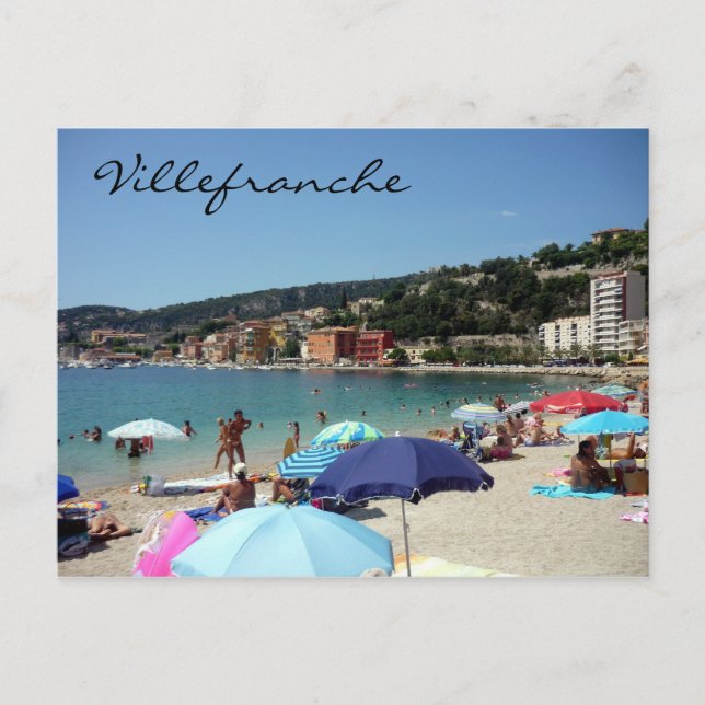 Postal villefranche sunbake (Anverso)