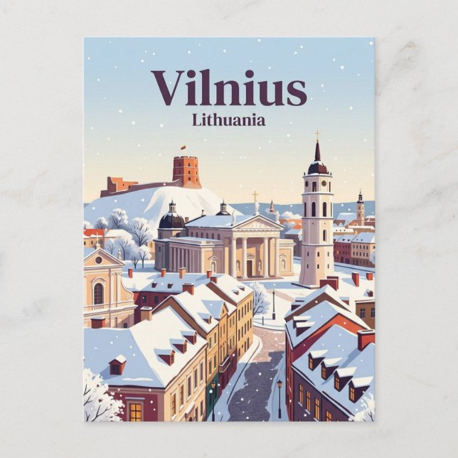 Postal Vilna Lituania (Anverso)