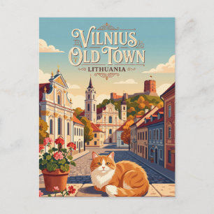 Postal Vilnius Ciudad Vieja Lituania