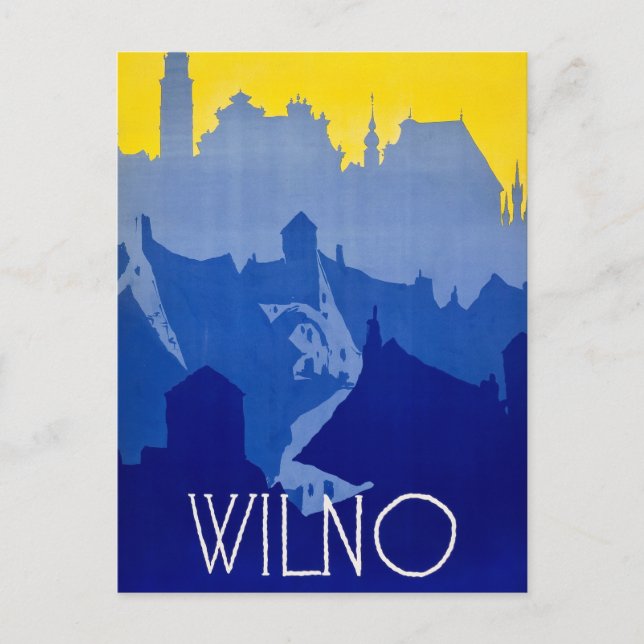 Postal Vilnus, Lituania, (Anverso)