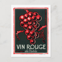 Vin Rouge De Table Wine LabelEurope