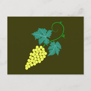 Postal Viña de uvas Weintrauben Rebe