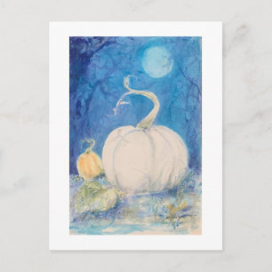 Postal Viñas de otoño Calabaza de otoño Maureen Girard