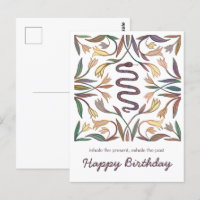 Viñas de Serpiente Mágico Inspirador Feliz Cumplea
