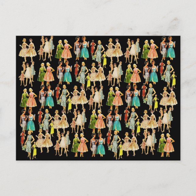 Postal Vinatge Fashion (Anverso)