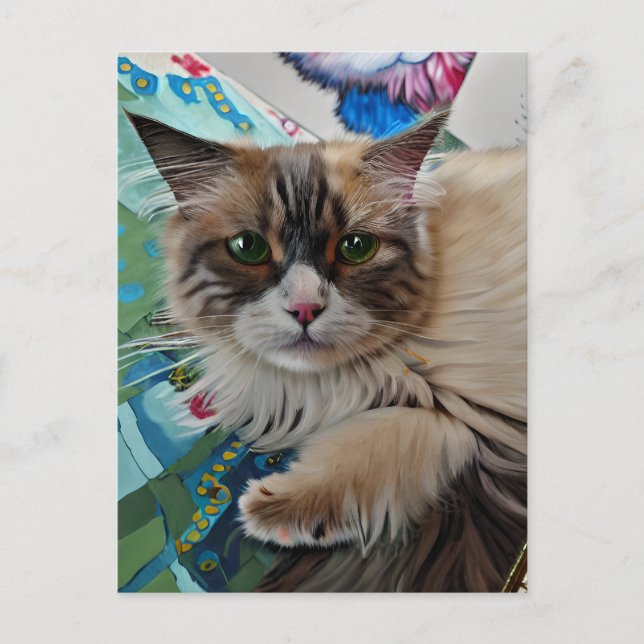 postal Vincent Cat Gogh (Anverso)