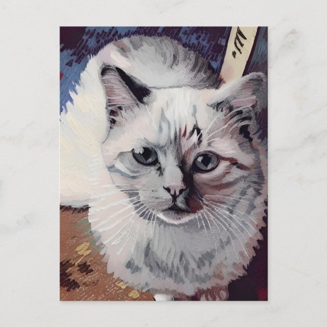 postal Vincent Cat Gogh (Anverso)