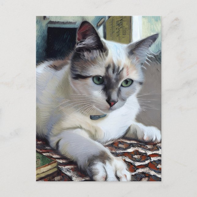 postal Vincent Cat Gogh (Anverso)