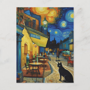 Postal Vincent Cat Gogh