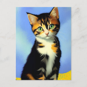 postal Vincent Cat Gogh