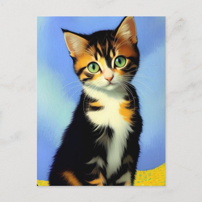 postal Vincent Cat Gogh (Anverso)
