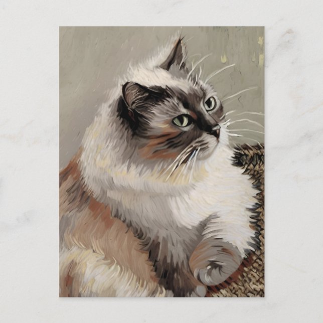 postal Vincent Cat Gogh (Anverso)