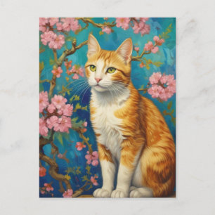 Postal Vincent Cat Gogh