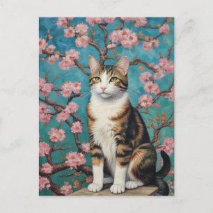 Postal Vincent Cat Gogh