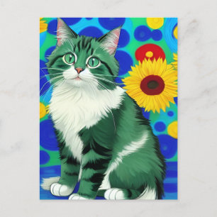 postal Vincent Cat Gogh