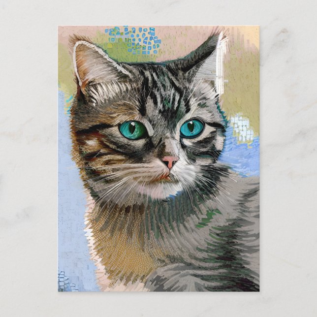 postal Vincent Cat Gogh (Anverso)