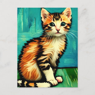 postal Vincent Cat Gogh