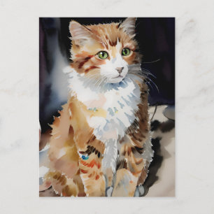 postal Vincent Cat Gogh
