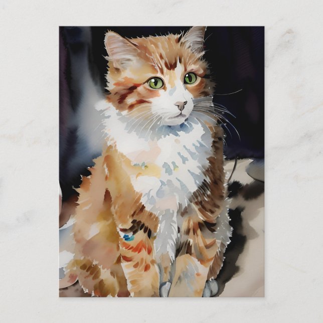 postal Vincent Cat Gogh (Anverso)