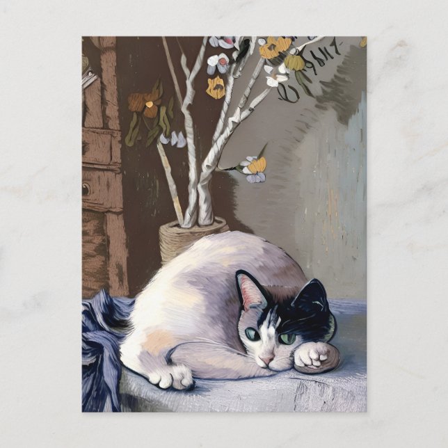 postal Vincent Cat Gogh (Anverso)