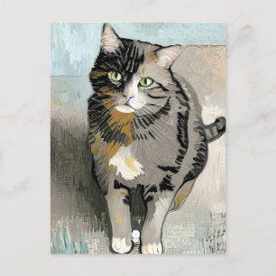 postal Vincent Cat Gogh