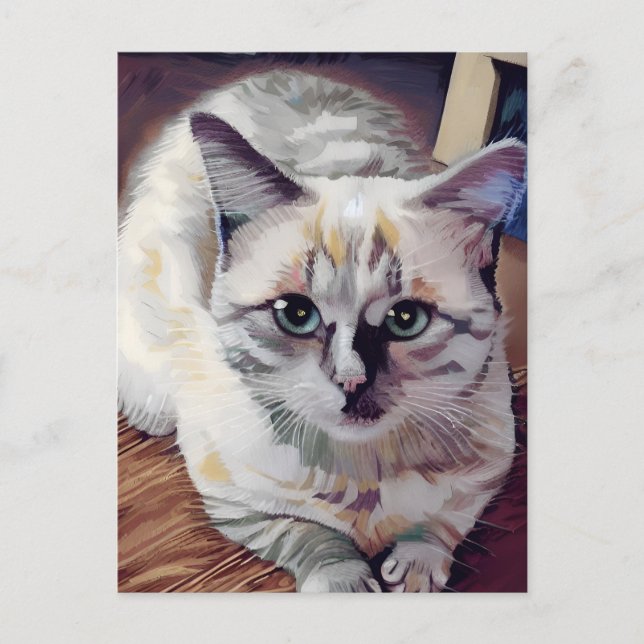 postal Vincent Cat Gogh (Anverso)