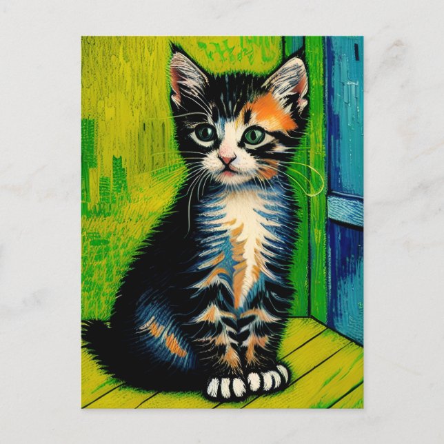 postal Vincent Cat Gogh (Anverso)