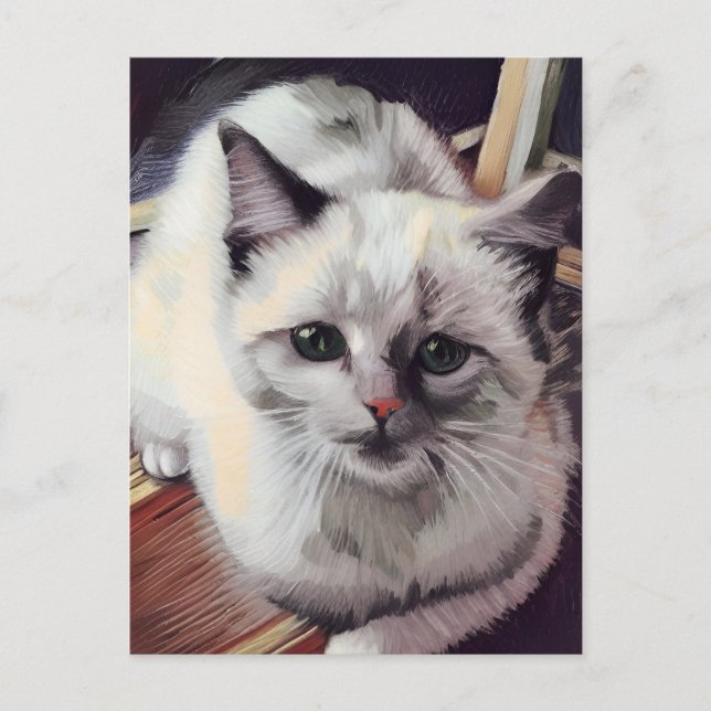 postal Vincent Cat Gogh (Anverso)