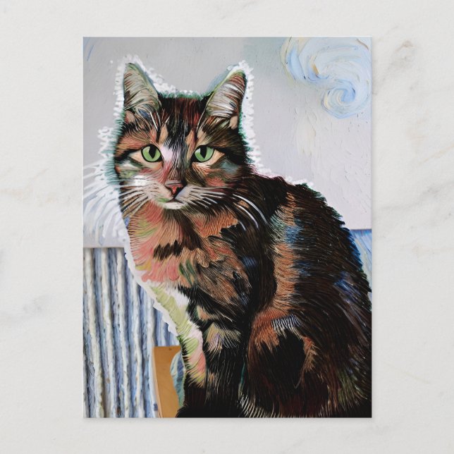 postal Vincent Cat Gogh (Anverso)