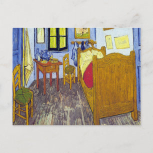 Postal Vincent van Gogh 1888 El Dormitorio En Arles