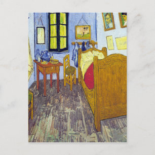 Postal Vincent van Gogh 1888 El Dormitorio En Arles