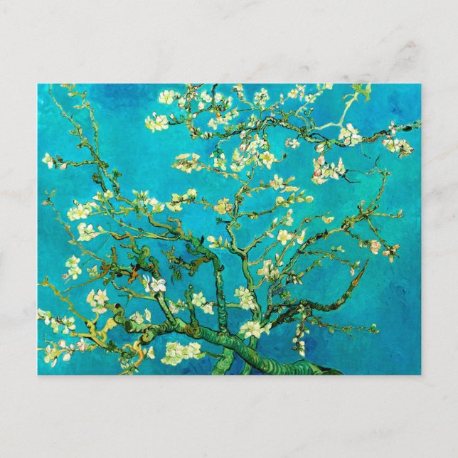 Postal Vincent Van Gogh Almond Blossom Bella Artes (Anverso)