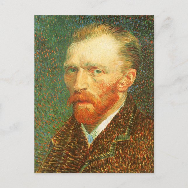 Postal Vincent van Gogh - Autoretrato Van Gogh (Anverso)
