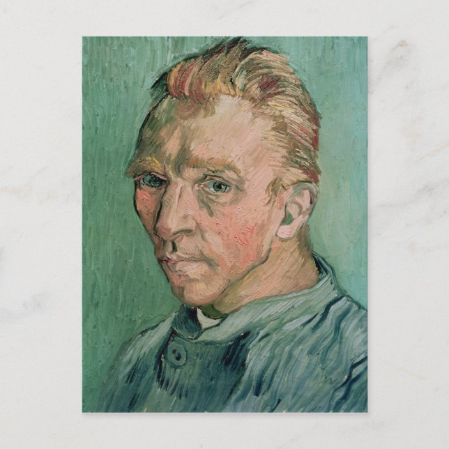Postal Vincent van Gogh | Autorretrato, 1889 (Anverso)