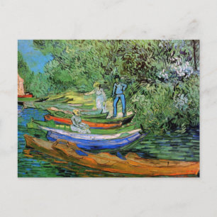 Postal Vincent van Gogh - Banco del Oise en Auvers