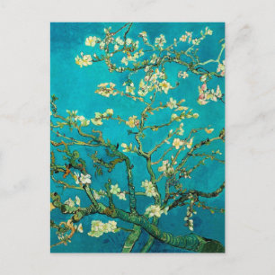 Postal Vincent Van Gogh Blossoming Almond Tree Floral Art