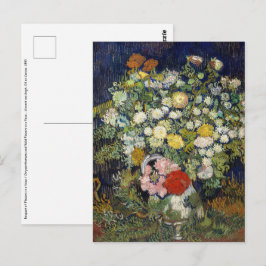 Postal Vincent van Gogh - Bouquet Flowers in a Vase