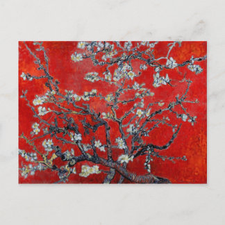 Postal Vincent van Gogh Branks con flores de almendra