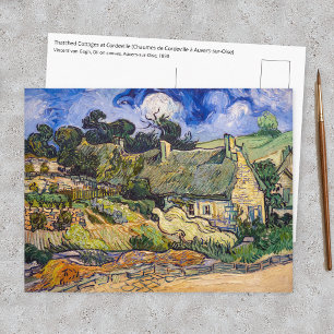 Postal Vincent Van Gogh - Cabañas con Tejado en Cordevill