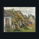 Postal Vincent van Gogh | Cabañas de paja en el Chaponval<br><div class="desc">Casas de campo con paja en Chaponval,  Auvers-sur-Oise,  1890 | por Vincent van Gogh | Ubicación del arte: Kunsthaus,  Zurich,  Suiza | Artista neerlandés | Número de colección de imágenes: XIR41128</div>