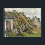 Postal Vincent van Gogh | Cabañas de paja en el Chaponval<br><div class="desc">Casas de campo con paja en Chaponval,  Auvers-sur-Oise,  1890 | por Vincent van Gogh | Ubicación del arte: Kunsthaus,  Zurich,  Suiza | Artista neerlandés | Número de colección de imágenes: XIR41128</div>
